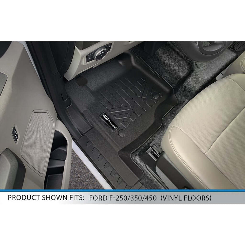 Load image into Gallery viewer, SMARTLINER Custom Fit Floor Liners For 2017-2022 SuperCrew with Vinyl Flooring and Bench Seat with rear underseat storage
