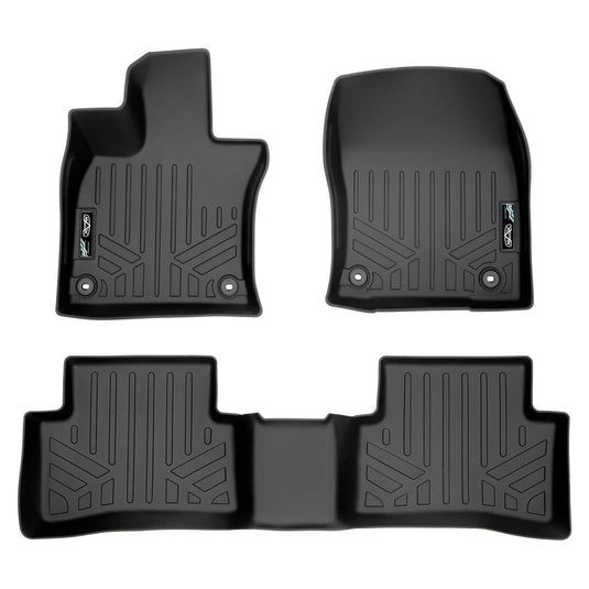 SMARTLINER Custom Fit Floor Liners For 2019-2025 Lexus UX Hybrid (Only Fits Models With Subwoofer in Cargo Area)