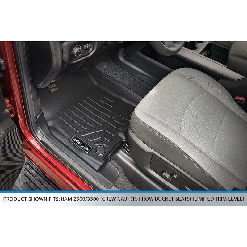 Load image into Gallery viewer, SMARTLINER Custom Fit Floor Liners For 2019-2025 Ram 2500/3500 Crew Cab with Limited Trim 1st Row Bench Seat No 1st Row Coverage
