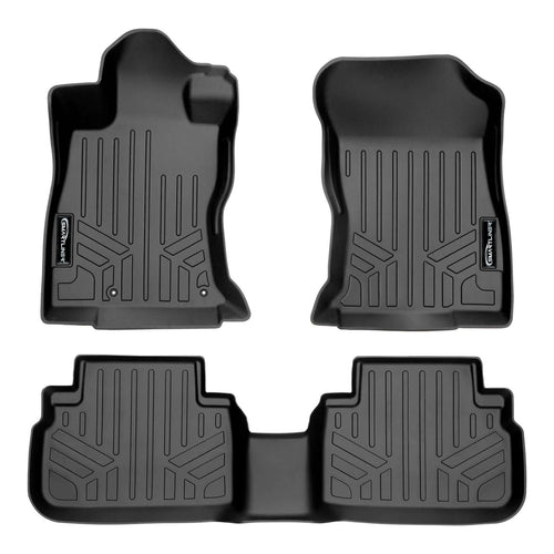 SMARTLINER Custom Fit Floor Liners For 2019-2024 Subaru Forester/Forester Wilderness With Subwoofer