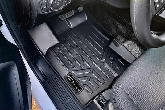 SmartCoverage™ Floor Liners For 2019-2023 Ford Ranger SuperCrew Cab (Vinyl)
