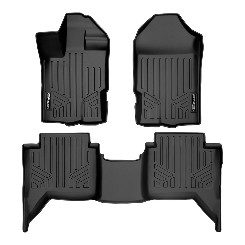 Load image into Gallery viewer, SmartCoverage™ Floor Liners For 2019-2023 Ford Ranger SuperCrew Cab (Vinyl)
