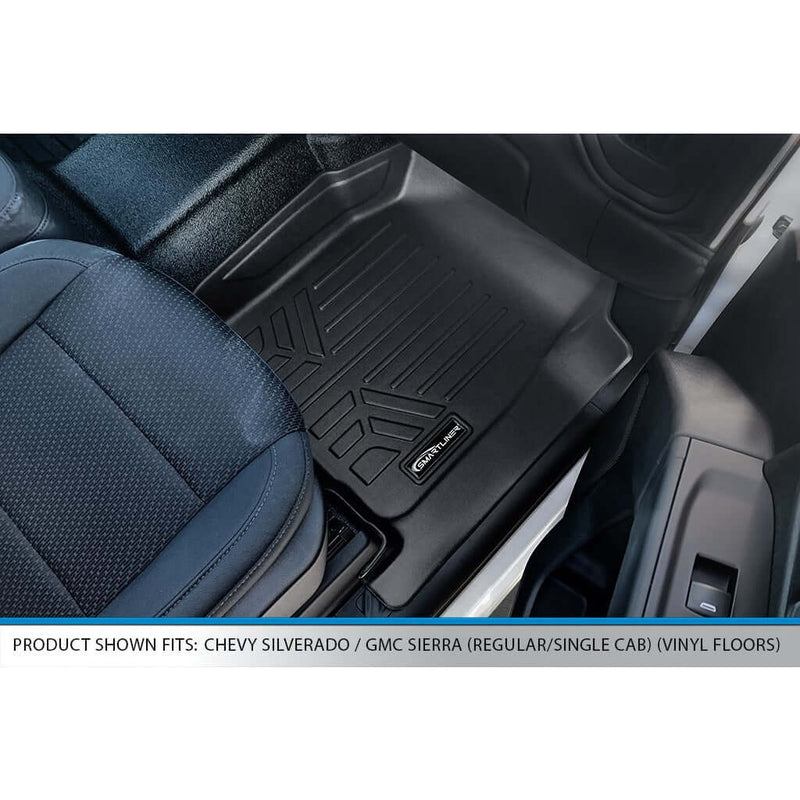 Load image into Gallery viewer, SMARTLINER Custom Fit Floor Liners For 2020-2025 Chevrolet Silverado 2500 HD | 3500 HD /  GMC Sierra 1500 (Regular Cab With Vinyl Flooring And Without OTH Coverage)
