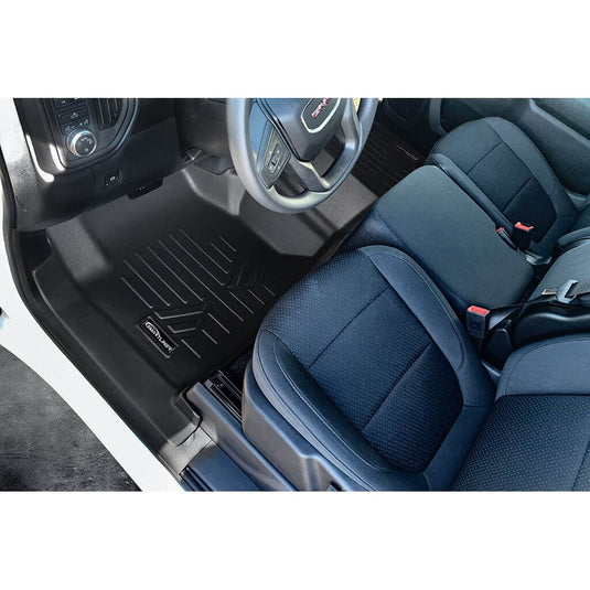 SMARTLINER Custom Fit Floor Liners Compatible With 2020-2025 Chevrolet Silverado 2500 HD | 3500 HD (Regular Cab|With Over the Hump Coverage)
