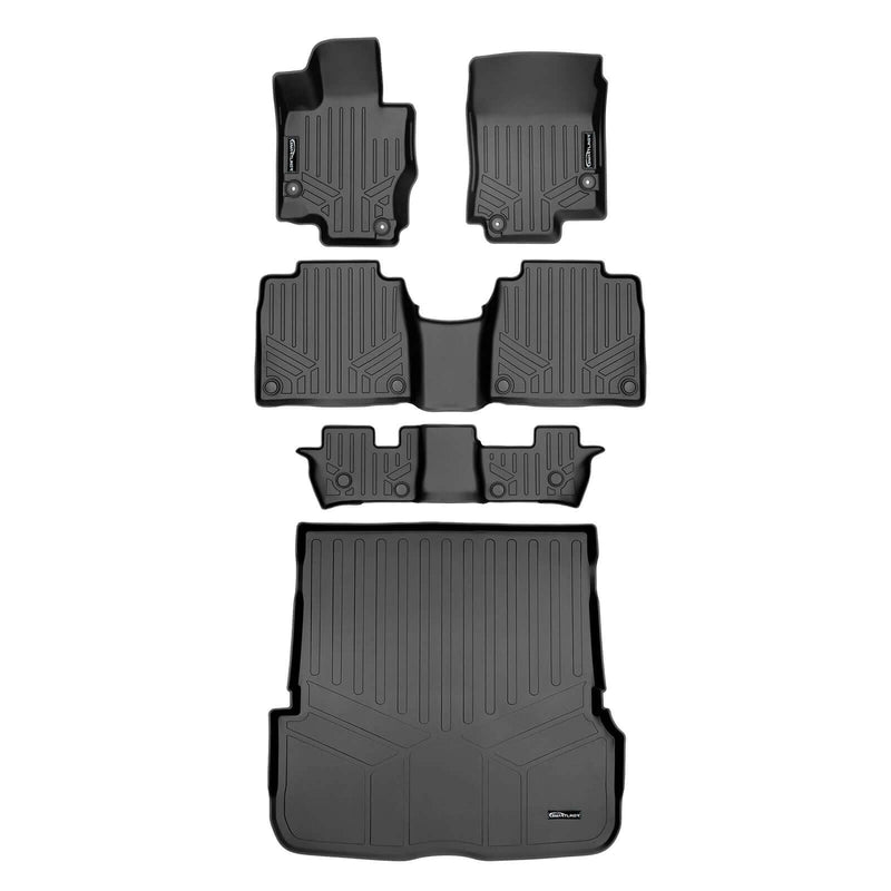 Load image into Gallery viewer, SMARTLINER Custom Fit Floor Liners For 2020-2024 Mercedes-Benz GLS-Class 7 Passenger With 2nd Row Bench Seat
