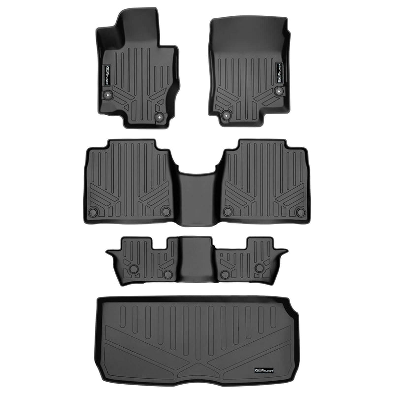 Load image into Gallery viewer, SMARTLINER Custom Fit Floor Liners For 2020-2024 Mercedes-Benz GLS-Class 7 Passenger With 2nd Row Bench Seat
