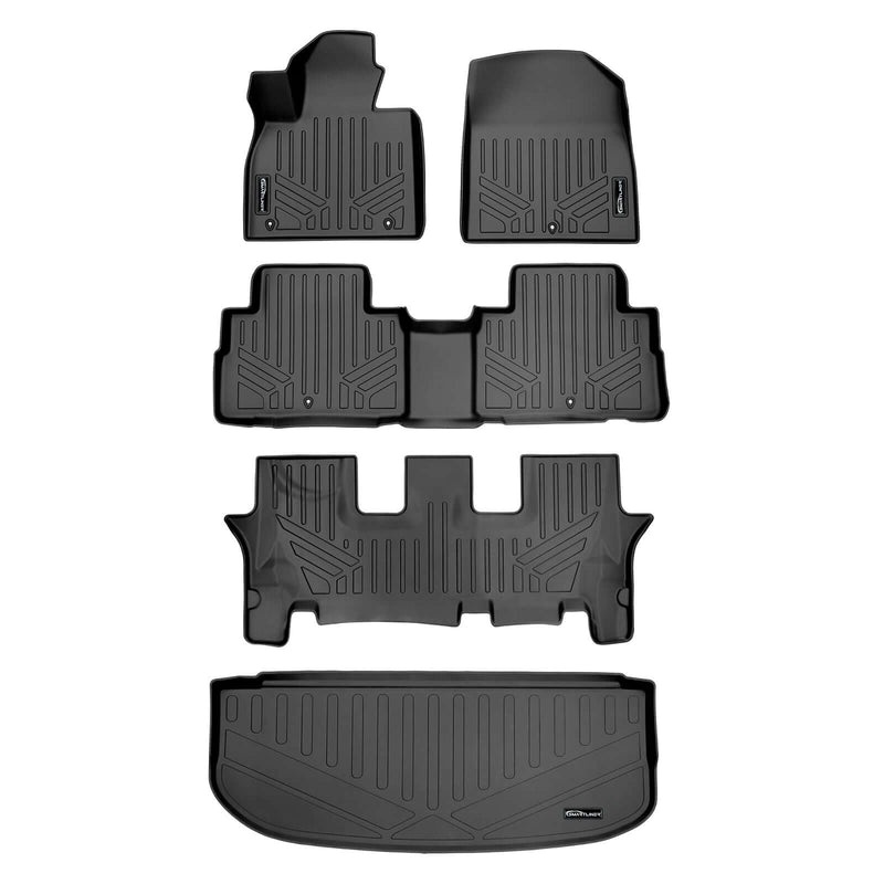 Load image into Gallery viewer, SMARTLINER Custom Fit Floor Liners For 2020-2025 Hyundai Palisade with 2nd Row Bucket Seats No Center Console and No In Between Coverage
