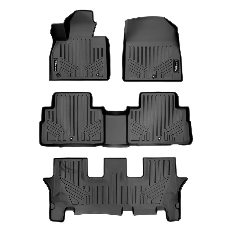Load image into Gallery viewer, SMARTLINER Custom Fit Floor Liners For 2020-2025 Hyundai Palisade with 2nd Row Bucket Seats With Center Console

