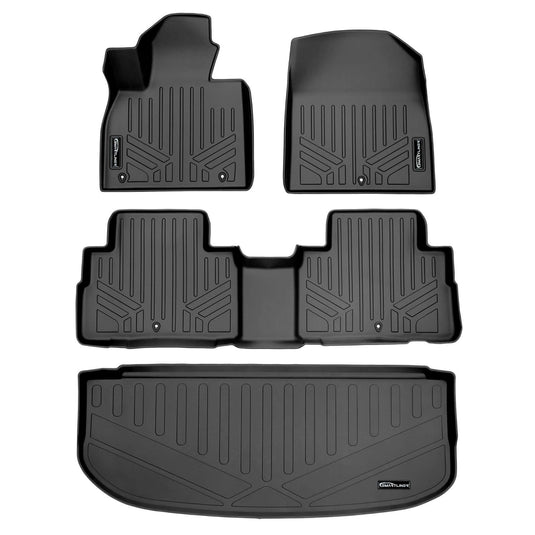 SMARTLINER Custom Fit Floor Liners For 2020-2025 Hyundai Palisade with 2nd Row Bench Seat