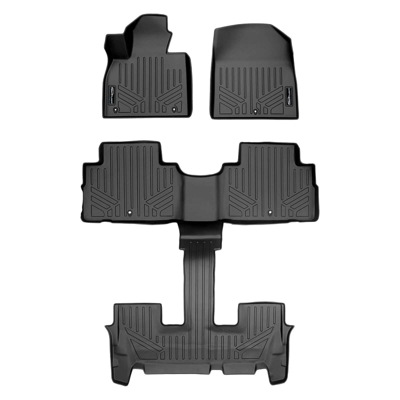 Load image into Gallery viewer, SMARTLINER AUTO™ Custom Fit Floor Liners For 2020-2025 Hyundai Palisade with 2nd Row Bucket Seat No Center Console with in between Coverage
