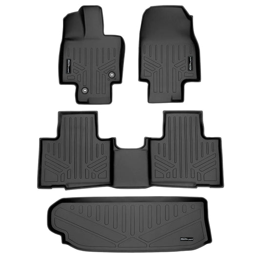 SMARTLINER Custom Fit Floor Liners For 2020-2025 Toyota Highlander (Fits models without Subwoofer)