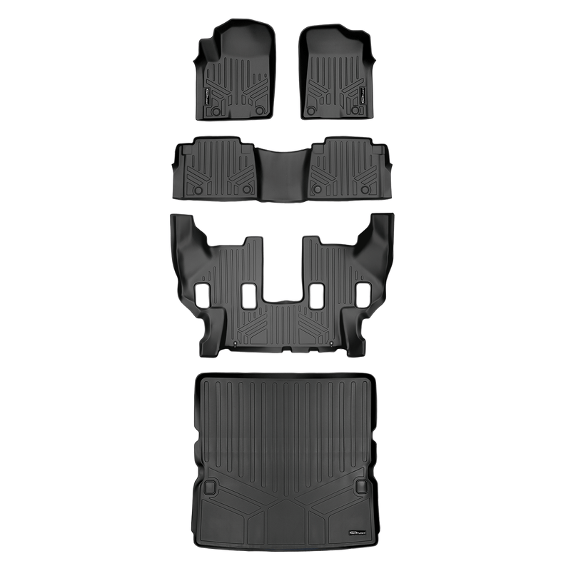 Load image into Gallery viewer, SMARTLINER Custom Fit Floor Liners For 2019-2024 Infiniti QX80/ 2019-2024 Nissan Armada With Bucket Seats &amp; Center Console Only
