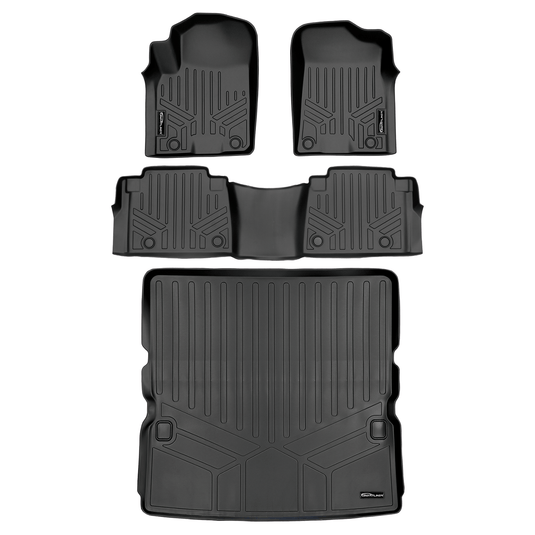 SMARTLINER Custom Fit Floor Liners For 2019-2024 Infiniti QX80/ 2019-2024 Nissan Armada With Bucket Seats & Center Console Only