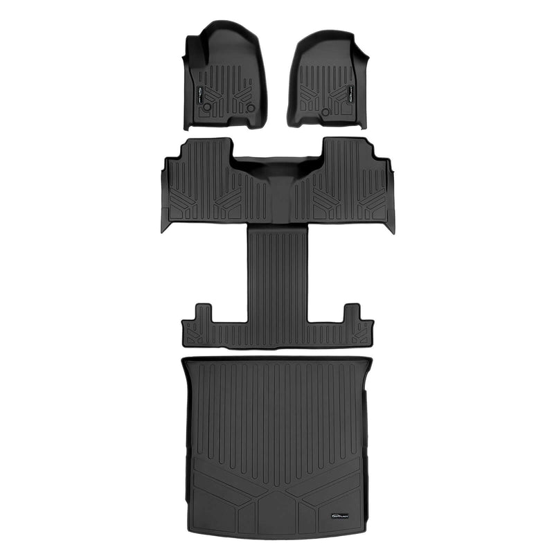 Load image into Gallery viewer, SMARTLINER Custom Fit Floor Liners For 2021-2025 Cadillac Escalade with 2nd Row Bucket Seats
