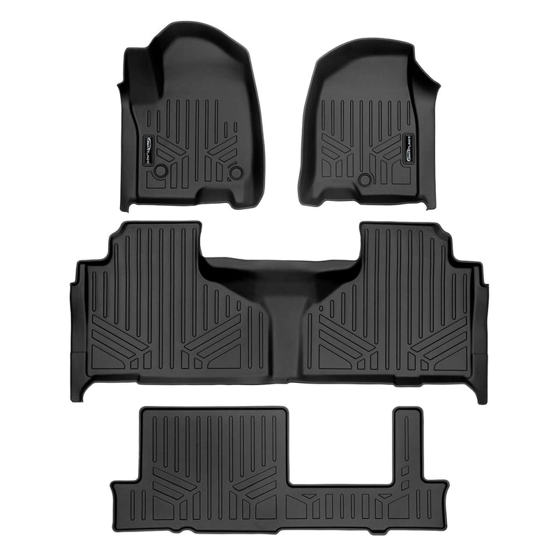 Load image into Gallery viewer, SMARTLINER Custom Fit Floor Liners For 2021-2025 Cadillac Escalade with 2nd Row Bench Seat
