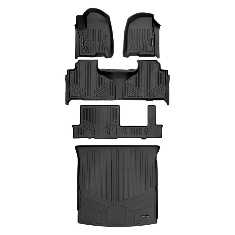 Load image into Gallery viewer, SMARTLINER Custom Fit Floor Liners For 2021-2025 Cadillac Escalade with 2nd Row Bench Seat
