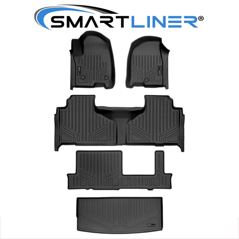 Load image into Gallery viewer, SMARTLINER Custom Fit Floor Liners For 2021-2025 Chevrolet Tahoe/GMC Yukon with 2nd Row Bench Seat
