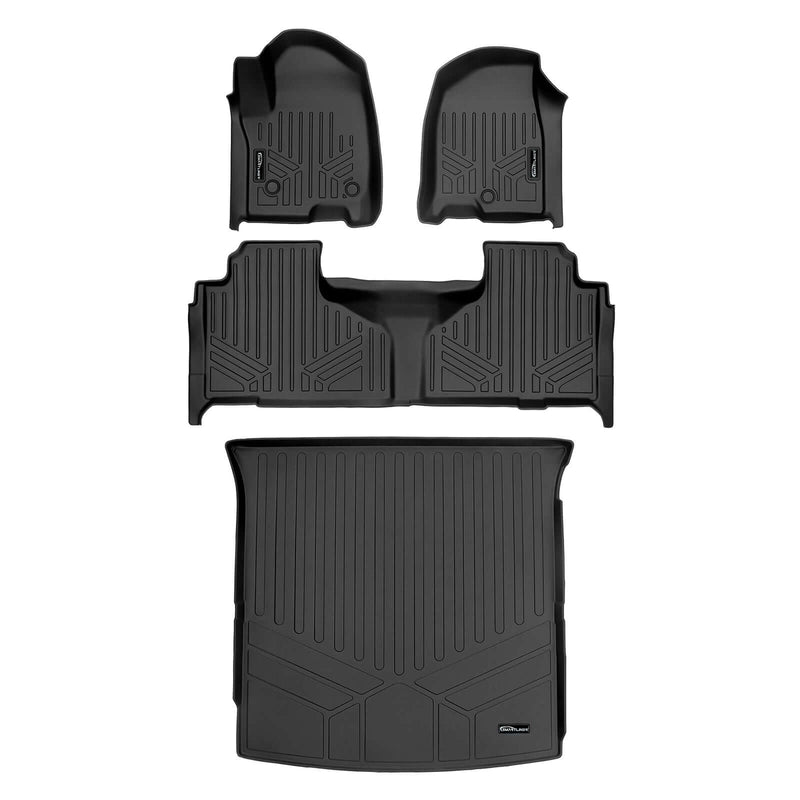 Load image into Gallery viewer, SMARTLINER Custom Fit Floor Liners For 2021-2025 Cadillac Escalade with 2nd Row Bench Seat
