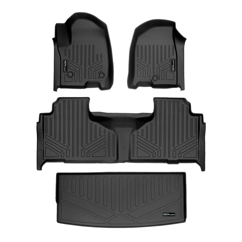 Load image into Gallery viewer, SMARTLINER Custom Fit Floor Liners For 2021-2025 Cadillac Escalade with 2nd Row Bench Seat

