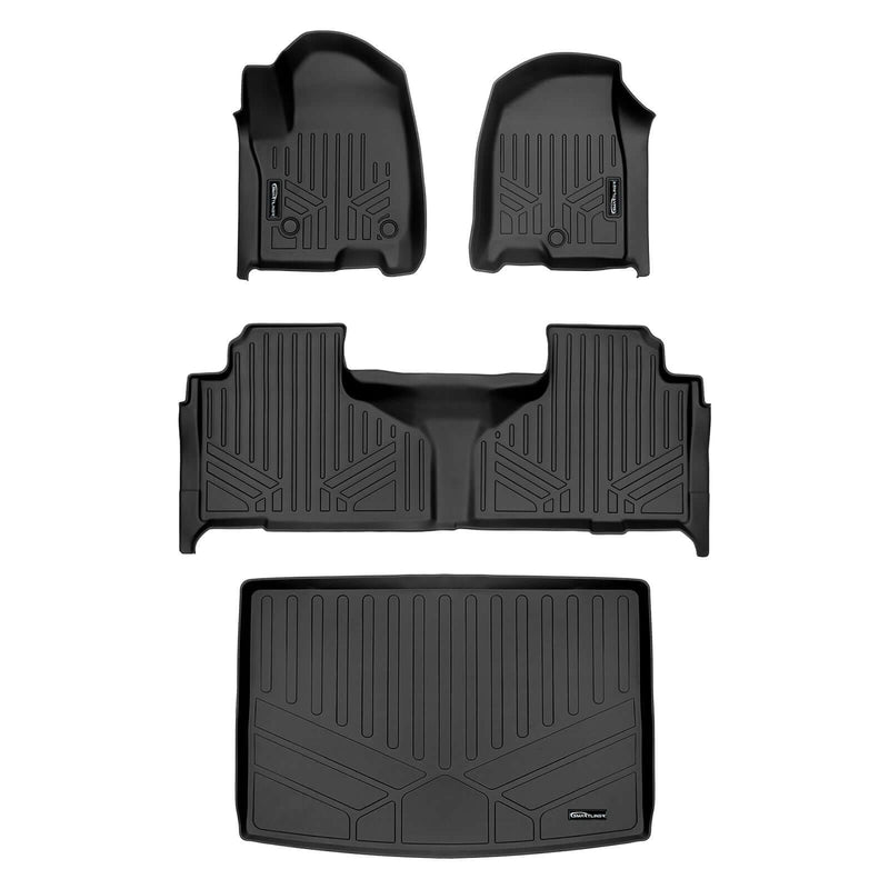 Load image into Gallery viewer, SMARTLINER Custom Fit Floor Liners For 2021-2025 GMC Yukon XL/ Yukon Denali XL with 2nd Row Bench Seat
