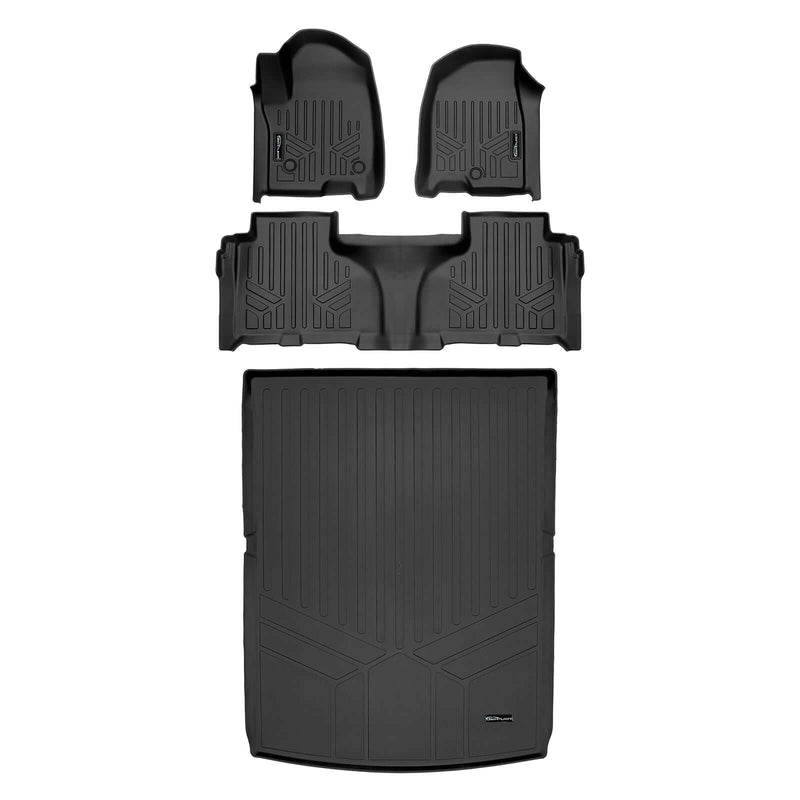 Load image into Gallery viewer, SMARTLINER Custom Fit Floor Liners For 2021-2025 Chevrolet Suburban with 2nd Row Bucket Seats
