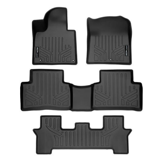SMARTLINER Custom Fit Floor Liners For 2021-2025 Kia Sorento (with 2nd Row Bench Seat)