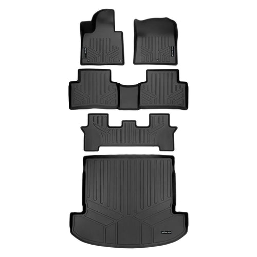 SMARTLINER Custom Fit Floor Liners For 2021-2025 Kia Sorento (with 2nd Row Bench Seat)