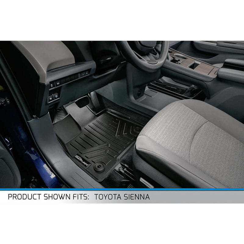 Load image into Gallery viewer, SMARTLINER Custom Fit Floor Liners For 2021-2025 Toyota Sienna with 2nd Row Bench Seat no Spare Tire
