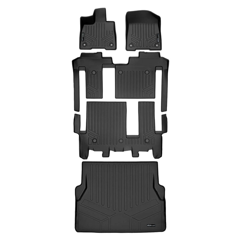 Load image into Gallery viewer, SMARTLINER Custom Fit Floor Liners For 2021-2025 Toyota Sienna with 2nd Row Bench Seat
