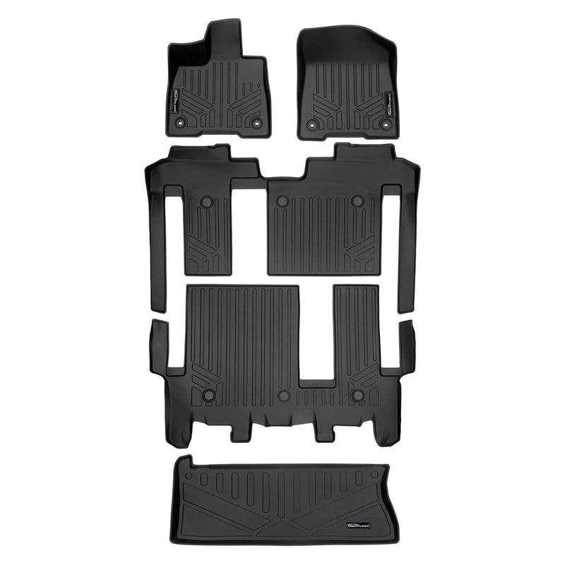 Load image into Gallery viewer, SMARTLINER Custom Fit Floor Liners For 2021-2025 Toyota Sienna with 2nd Row Bench Seat
