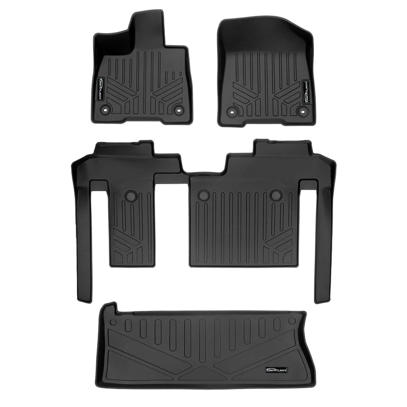 Load image into Gallery viewer, SMARTLINER Custom Fit Floor Liners For 2021-2025 Toyota Sienna with 2nd Row Bench Seat no Spare Tire
