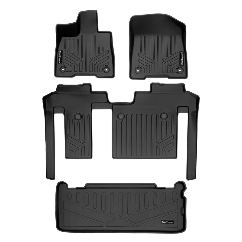 Load image into Gallery viewer, SMARTLINER Custom Fit Floor Liners For 2021-2025 Toyota Sienna with 2nd Row Bench Seat no Spare Tire
