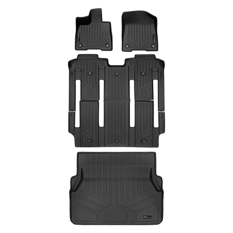 Load image into Gallery viewer, SMARTLINER Custom Fit Floor Liners For 2021-2025 Toyota Sienna with 2nd Row Bucket Seats no Spare Tire
