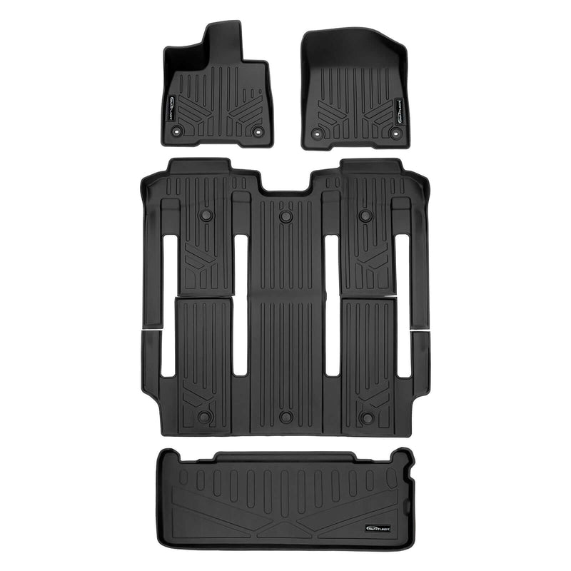 Load image into Gallery viewer, SMARTLINER Custom Fit Floor Liners For 2021-2025 Toyota Sienna with 2nd Row Bucket Seats no Spare Tire
