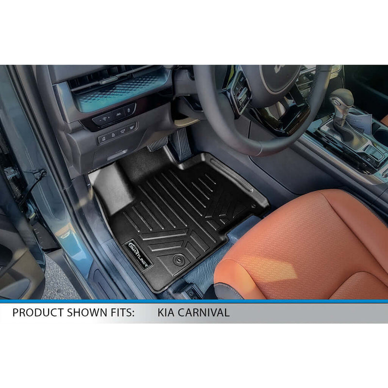 Load image into Gallery viewer, SMARTLINER Custom Fit Floor Liners For 2022-2025 Kia Carnival (7 Passenger Models Without 2nd Row VIP Seats)
