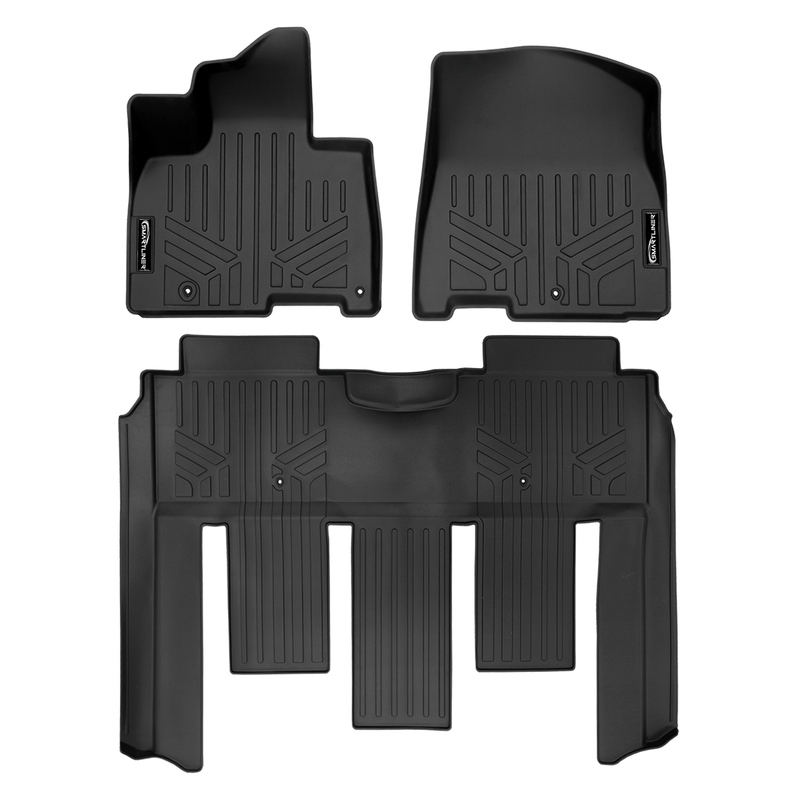 Load image into Gallery viewer, SMARTLINER Custom Fit Floor Liners For 2022-2025 Kia Carnival (7 Passenger Models With 2nd Row VIP Seats)
