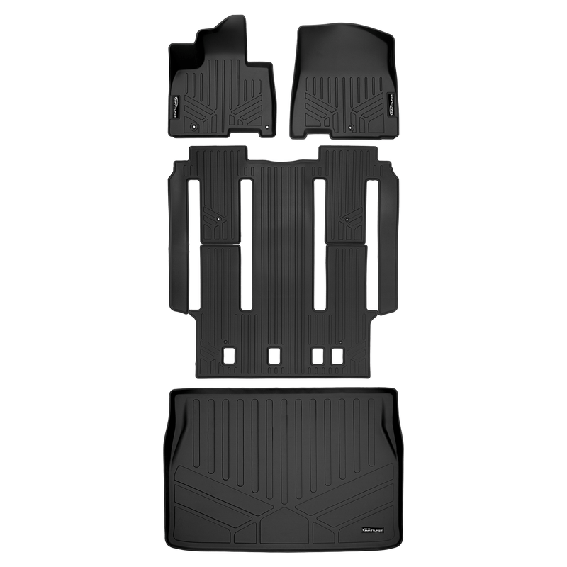 Load image into Gallery viewer, SMARTLINER Custom Fit Floor Liners For 2022-2025 Kia Carnival (7 Passenger Models Without 2nd Row VIP Seats)
