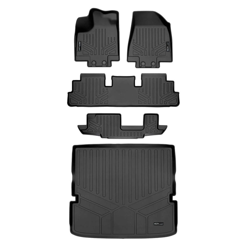Load image into Gallery viewer, SMARTLINER Custom Fit Floor Liners For 2022-2025 Nissan Pathfinder (8 Passenger)
