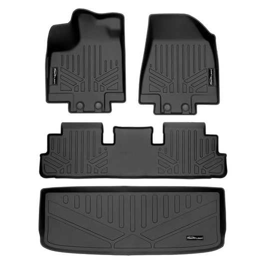 SMARTLINER Custom Fit Floor Liners For 2022-2025 Nissan Pathfinder (7 Passenger)