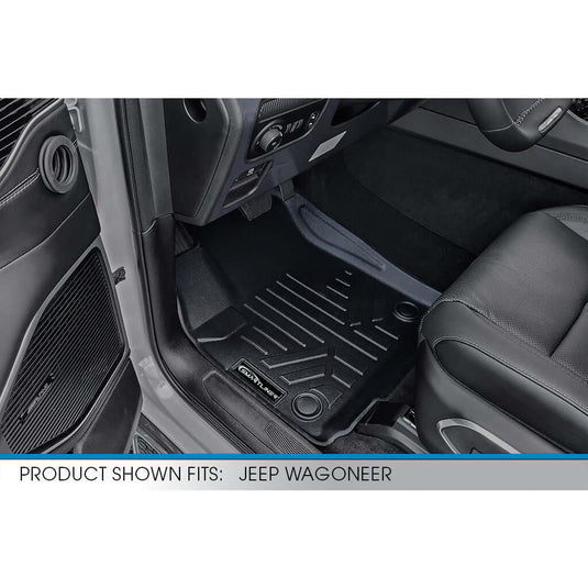 SMARTLINER Custom Fit Floor Liners For 2022-2025 Jeep Wagoneer (8 Passenger Model)