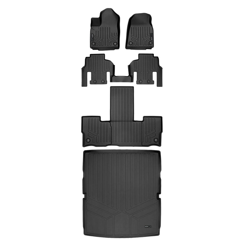 Load image into Gallery viewer, SMARTLINER Custom Fit Floor Liners For 2022-2025 Jeep Wagoneer (7 Passenger Model)
