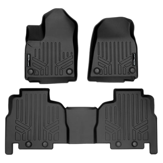 SMARTLINER Custom Fit Floor Liners For 2022-2025 Jeep Wagoneer (8 Passenger Model)