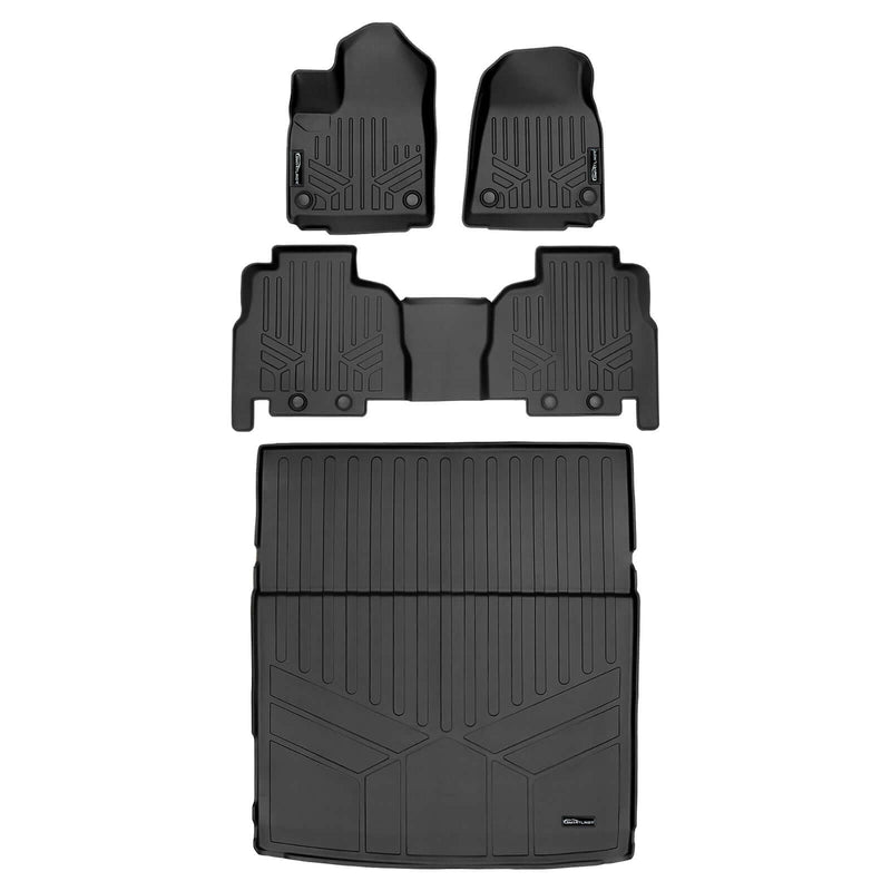 Load image into Gallery viewer, SMARTLINER Custom Fit Floor Liners For 2022-2025 Jeep Grand Wagoneer (8 Passenger Model)
