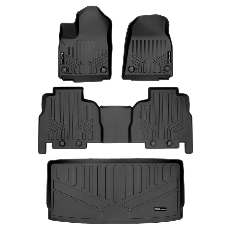 Load image into Gallery viewer, SMARTLINER Custom Fit Floor Liners For 2022-2025 Jeep Wagoneer (8 Passenger Model)
