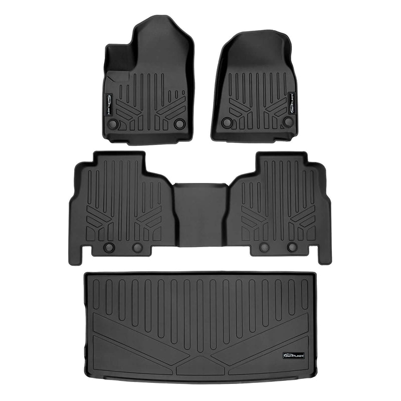 Load image into Gallery viewer, SMARTLINER Custom Fit Floor Liners For 2022-2025 Jeep Grand Wagoneer (8 Passenger Model)
