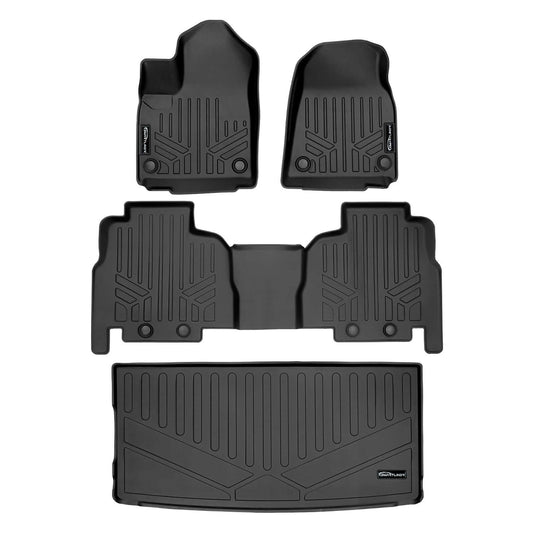 SMARTLINER Custom Fit Floor Liners For 2022-2025 Jeep Grand Wagoneer (8 Passenger Model)