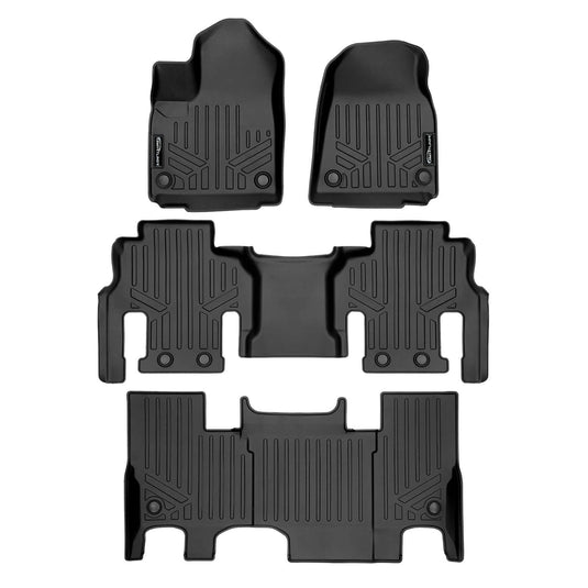 SMARTLINER Custom Fit Floor Liners For 2022-2025 Jeep Grand Wagoneer (7 Passenger Model)