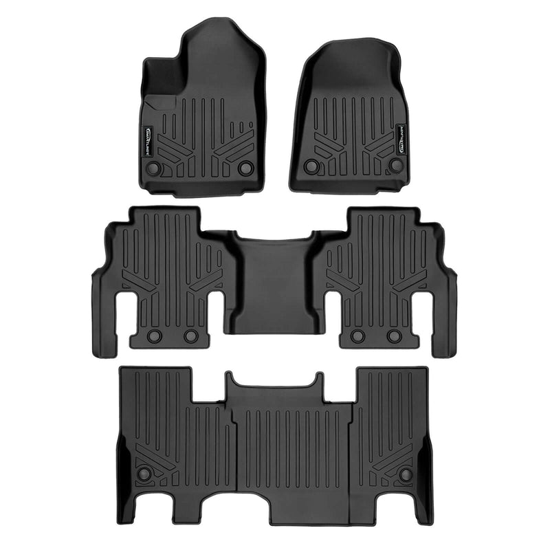 Load image into Gallery viewer, SMARTLINER Custom Fit Floor Liners For 2023-2025 Jeep Grand Wagoneer L (7 Passenger Model)
