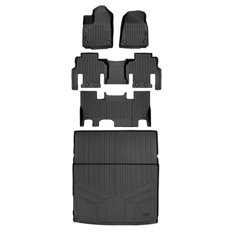 Load image into Gallery viewer, SMARTLINER Custom Fit Floor Liners For 2022-2025 Jeep Grand Wagoneer (7 Passenger Model)
