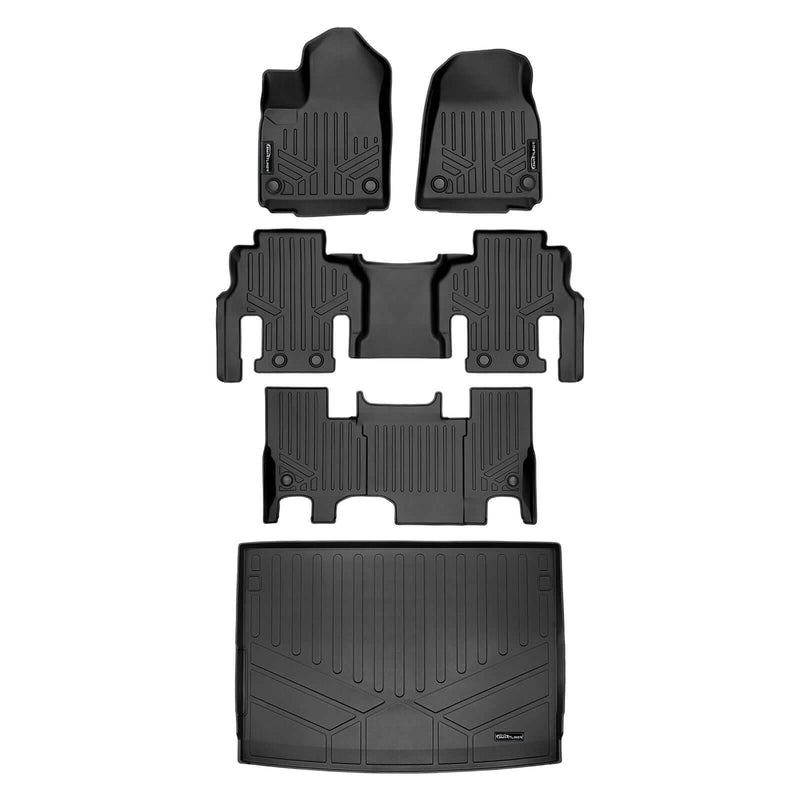 Load image into Gallery viewer, SMARTLINER Custom Fit Floor Liners For 2023-2025 Jeep Grand Wagoneer L (7 Passenger Model)
